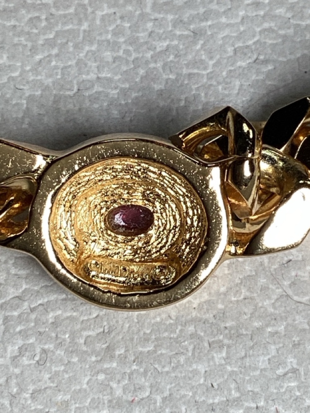 Vintage 70’s Christian Dior Multi-Cabochon Necklacd - Picture 9 of 11